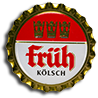 Fridge magnet with a crown cap from CÃLNER HOFBRÃU P.JOSEF FRÃH KG
