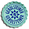 Fridge magnet with a crown cap from GEROLSTEINER BRUNNEN GMBH & CO. KG