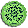 Fridge magnet with a crown cap from GEROLSTEINER BRUNNEN GMBH & CO. KG