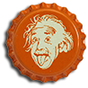 Kühlschrankmagnet mit Kronkorken von Brauerei Kesselring GmbH & CO. KG