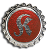 Fridge magnet with a crown cap from KONDRAUER MINERAL- UND HEILBRUNNEN
GMBH & CO. KG