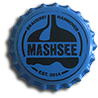 Fridge magnet with a crown cap from Mashsee Brauerei GmbH & Co. KG