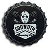 Kühlschrankmagnet mit Kronkorken von Sudden Death Brewing GbR 