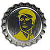 Fridge magnet with a crown cap from BAIKAL GETRÃNKE GMBH